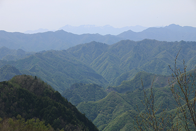 八ヶ岳、御座山、天狗山方面の写真