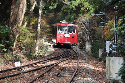 筑波山ケーブルもみじ号の写真