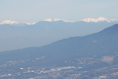 南アルプス（聖岳、赤石岳、荒川三山）の写真