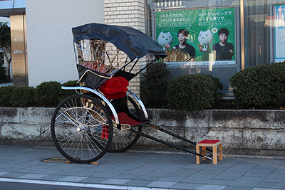 きれいな人力車の写真