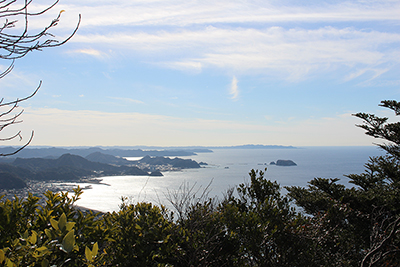 館山湾方面の写真