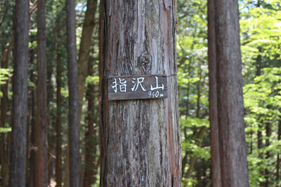 指沢山と書かれたサス沢山の標識の写真