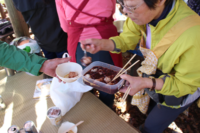 小豆にも血を入れた写真